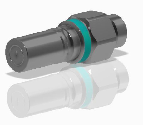 Conector de fluido de empurrão-puxa da série TFB de liga de alumínio ou latão de aço inoxidável sem fugas