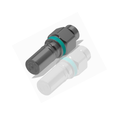 Conector de fluido de empurrão-puxa da série TFB de liga de alumínio ou latão de aço inoxidável sem fugas