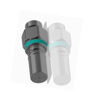 Conector de fluido de empurrão-puxa da série TFB de liga de alumínio ou latão de aço inoxidável sem fugas