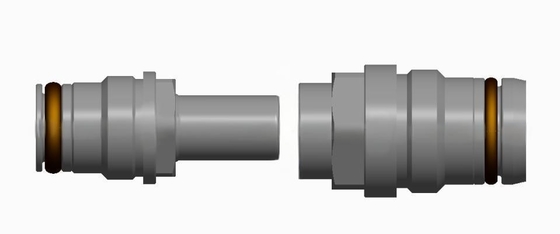 Conector de fluido de acoplamento cego TFD de liga de alumínio de aço inoxidável de alta qualidade ou latão
