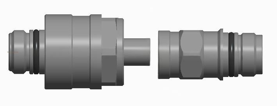 Conector de fluido de acoplamento ciego flutuante radial flutuante TFH