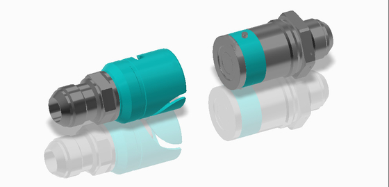 Conector de fluido de baioneta de liga de alumínio ou latão de aço inoxidável da série TFA