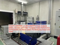 SSCG110-2500/9000 ±0.2%FS Analisador de Potência 9000RPM, Simulador de Bateria e Motor Equipado com Chiller
