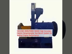 SSCG160-3000/10000 Sistema de banco de ensaio de dinamômetro elétrico de alta precisão de 160 kW para motor de ensaio