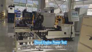 Banco diesel do teste de desempenho do motor